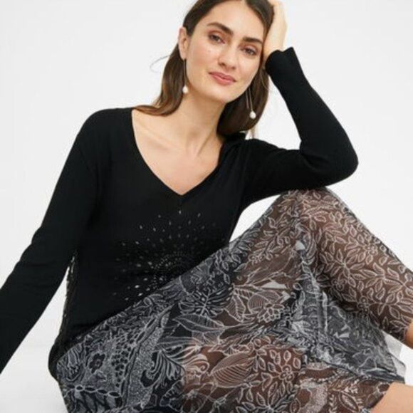 Desigual Women's Fabiola Pleated Midi Skirt - Picture 8 of 14